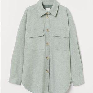 H&M Sage Green Shacket